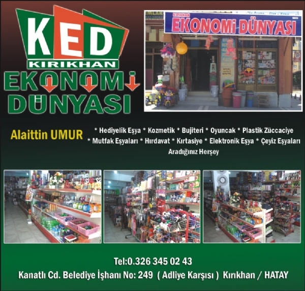 KIRIKHAN EKENOMİ DÜNYASI