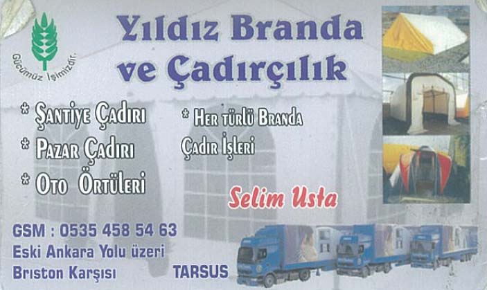 Yıldız Branda ve Çadırcılık