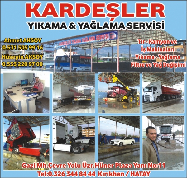 KARDEŞLER YIKAMA YAĞLAMA SERVİSİ