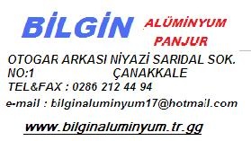 Bilgin Alüminyum Doğrama Panjur