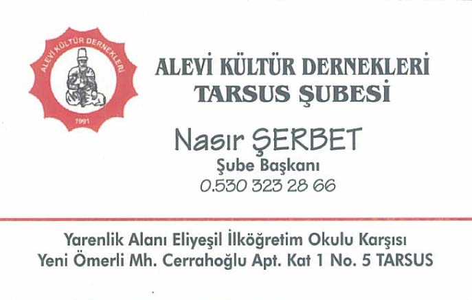 Alevi Kültür Dernekleri Tarsus Şubesi