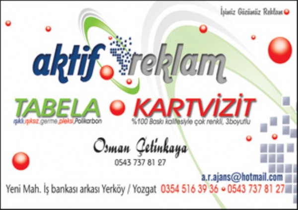 AKTIF REKLAM TABELA