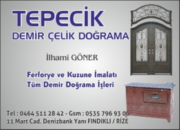 TEPECİK DEMİR ÇELİK DOĞRAMA