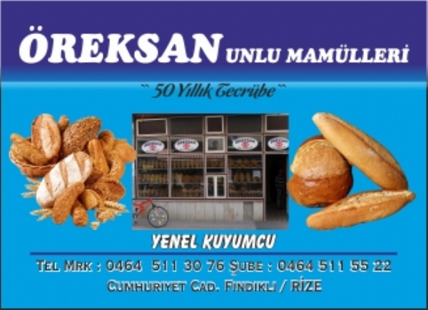ÖREKSAN UNLU MAMÜLLERİ