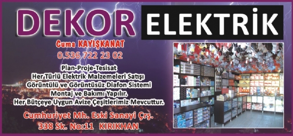 DEKOR ELEKTRİK
