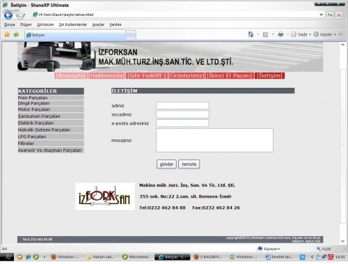 İzforksan Mak. Müh.ltd.şti