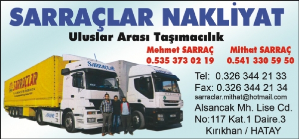 SARRAÇLAR NAKLİYAT