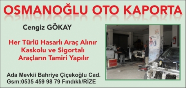 OSMANOĞLU OTO KAPORTA