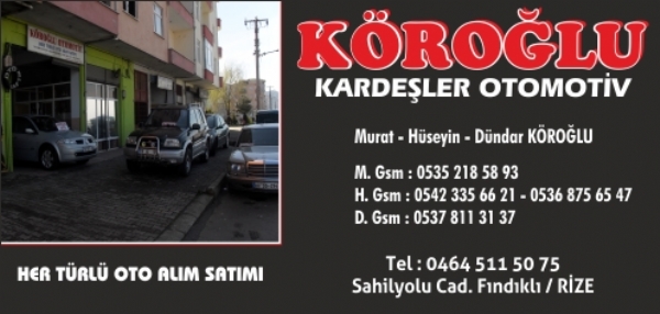 KÖROĞLU KARDEŞLER OTOMOTİV