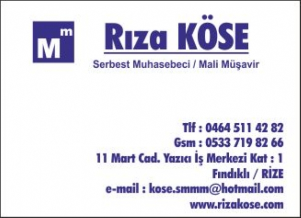 Rıza KÖSE