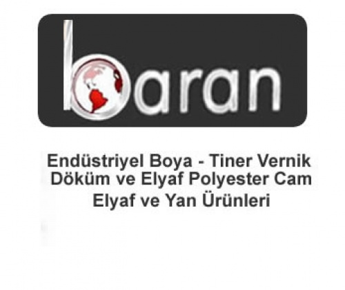 Baran Boya Cam Elyaf Polyester Kalip Silikonu Sprey Boya