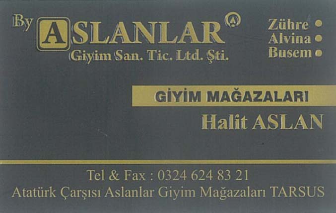 By ASLANLAR Giyim