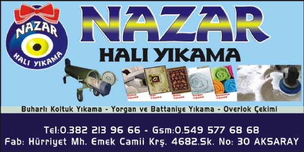 NAZAR HALI YIKAMA AKSARAY