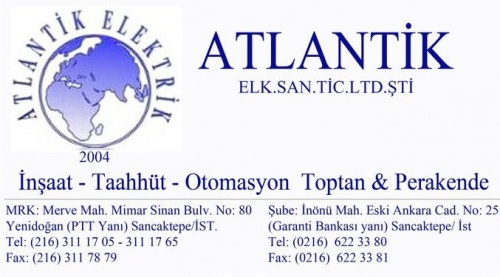 Atlantik Elektrik Ve Kablo Malzemeleri