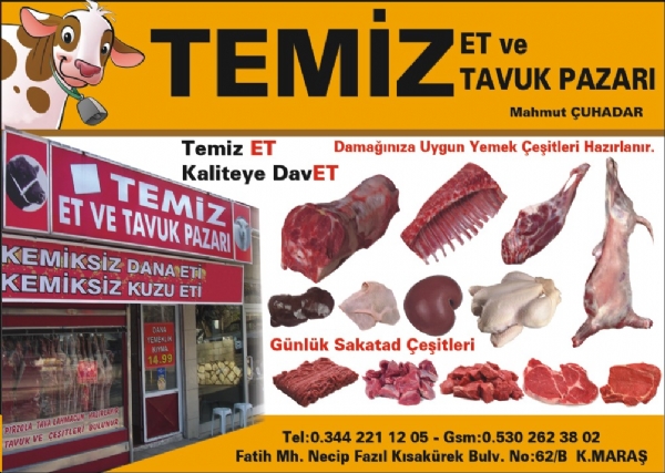 TEMİZ ET VE TAVUK PAZARI