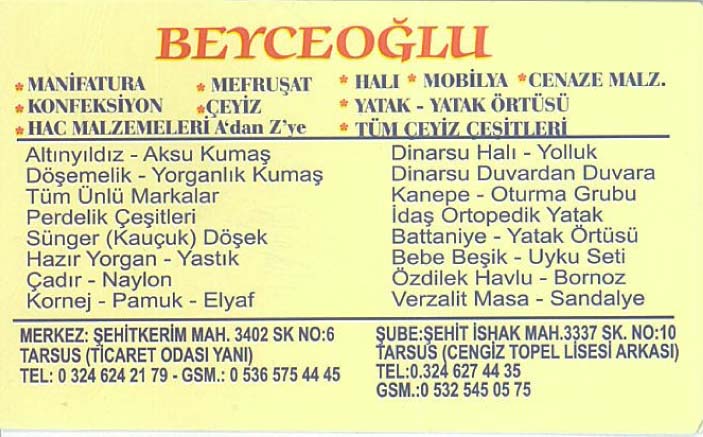 BEYCEOĞLU