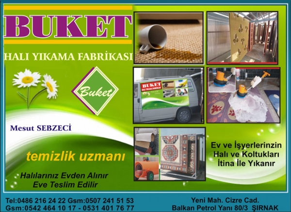 Buket Hali Yikama