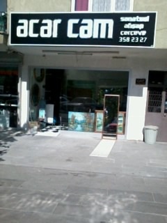 Acar Cam Sanatsal Ahşap Çerçeve