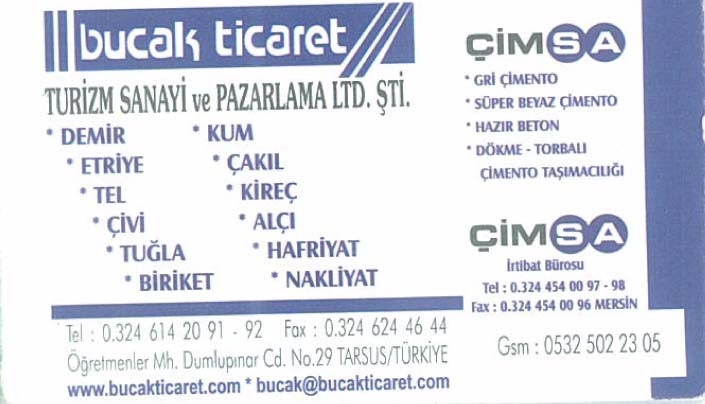 Bucak Ticaret Turizm Sanayi ve Pazarlama Ltd. Şti.