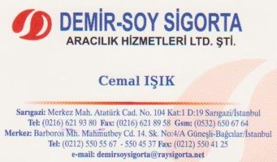 Demir-soy Sigorta Ara. Hiz. Ltd. Şti.