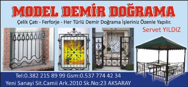 MODEL DEMİR DOĞRAMA