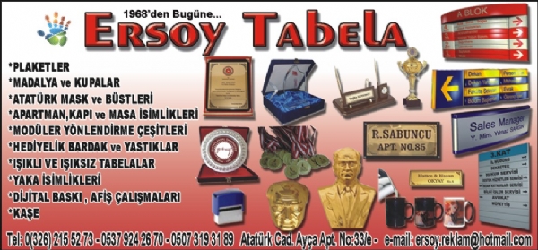 ERSOY TABELA