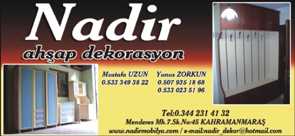NADİR AHŞAP DEKORASYON