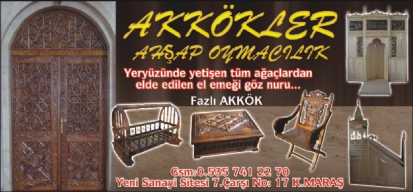 AKKÖKLER AHŞAP OYMACILIK