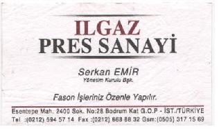 Ilgaz Pres Baskı Sanayi