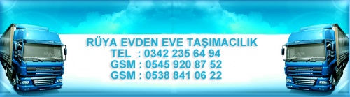 Gaziantep Evden Eve Taşımacılık