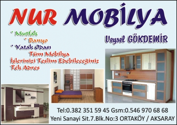 NUR MOBİLYA(yeni sanayi mahalleis)