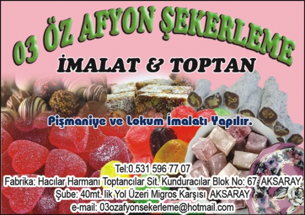 03 ÖZ AFYON ŞEKERLEME