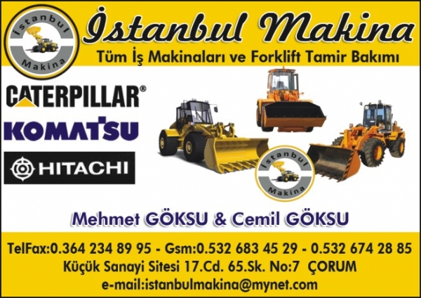 İSTANBUL MAKİNA(mimar sinan mahallesi)