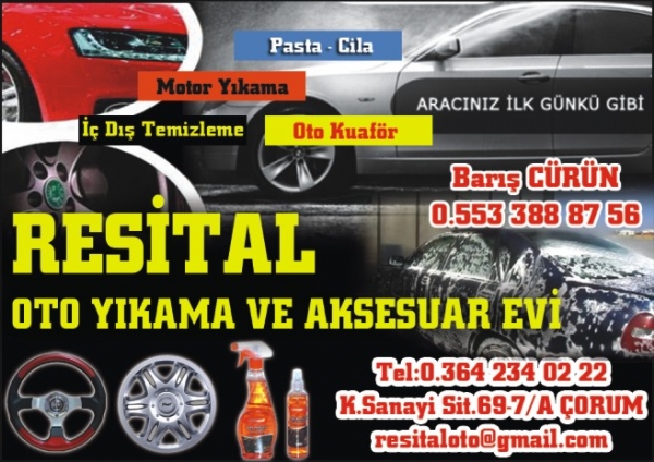 RESİTAL OTO YIKAMA VE AKSESUAR EVİ