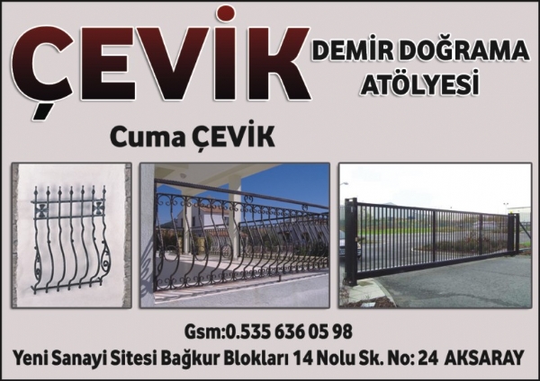 ÇEVİK DEMİR DOĞRAMA ATÖLYESİ