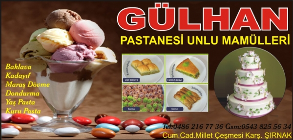 Gülhan Pastenesi Unlu Mamülleri
