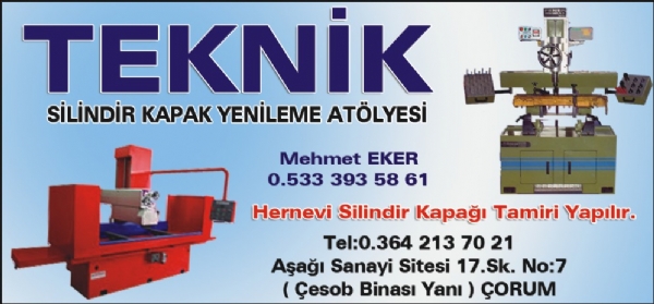 TEKNİK SİLİNDİR KAPAK YENİLEME