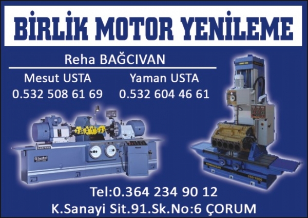 BİRLİK MOTOR YENİLEME