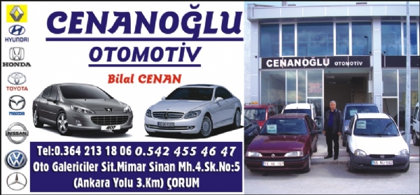 CENANOĞLU OTOMOTİV