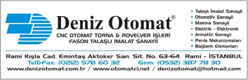 Deniz Otomat Cnc Torna Otomat Rovelver İşleri