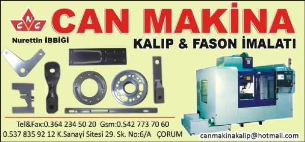 CAN MAKİNA ÇORUM