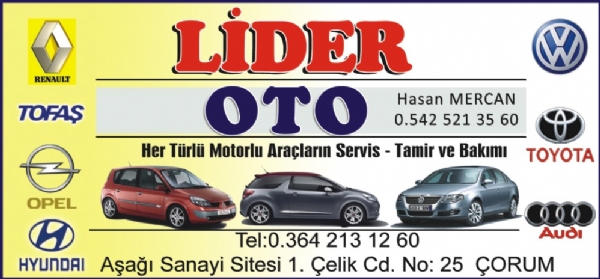 LİDER OTO ÇORUM