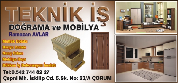 TEKNİK İŞ MOBİLYA