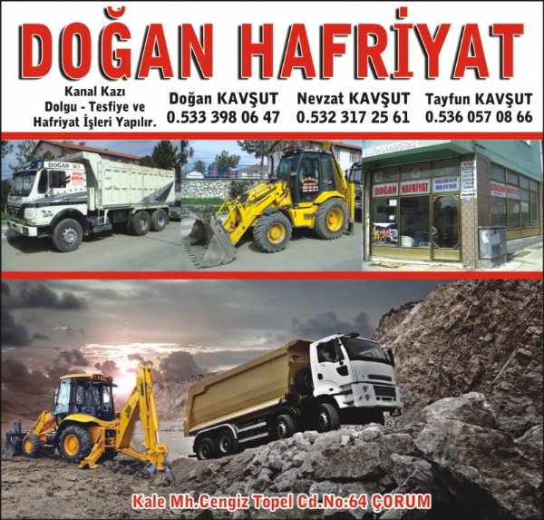 DOĞAN HAFRİYAT ÇORUM