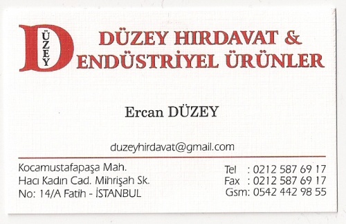 Düzey Hırdavat Ve Endüstriyel Ürünler