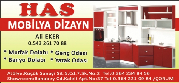 HAS MOBİLYA DİZAYN ÇORUM