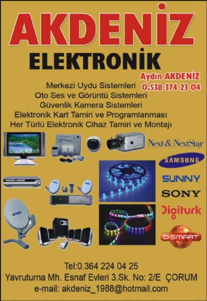 AKDENİZ ELEKTRONİK ÇORUM