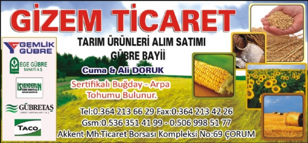 GİZEM TİCARET ÇORUM