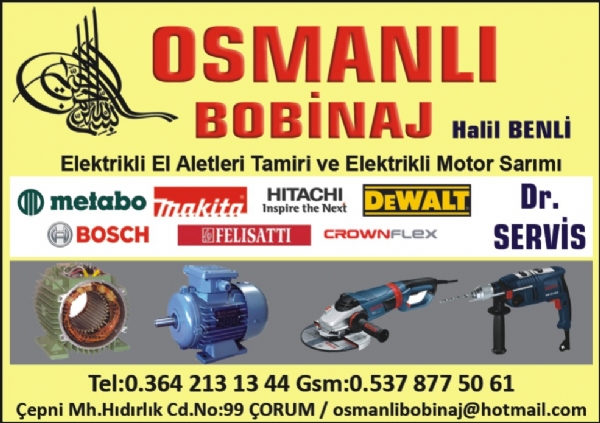 OSMANLI BOBİNAJ ÇORUM