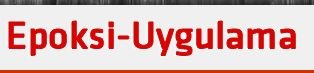 Epoksi Uygulama | Confor Dekor